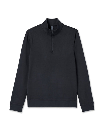 Coronado Half Zip Black Heather - Vuori