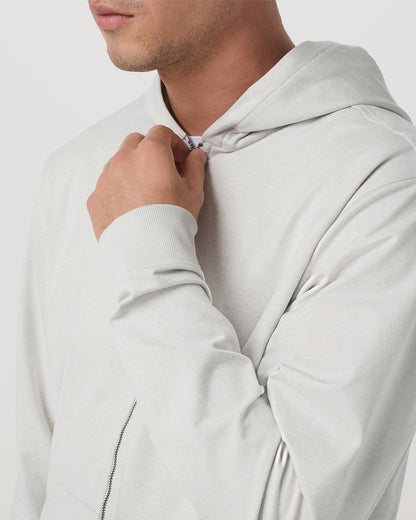 Coronado Full Zip Hoodie 2.0 Men's Salt Heather Jacket - Vuori