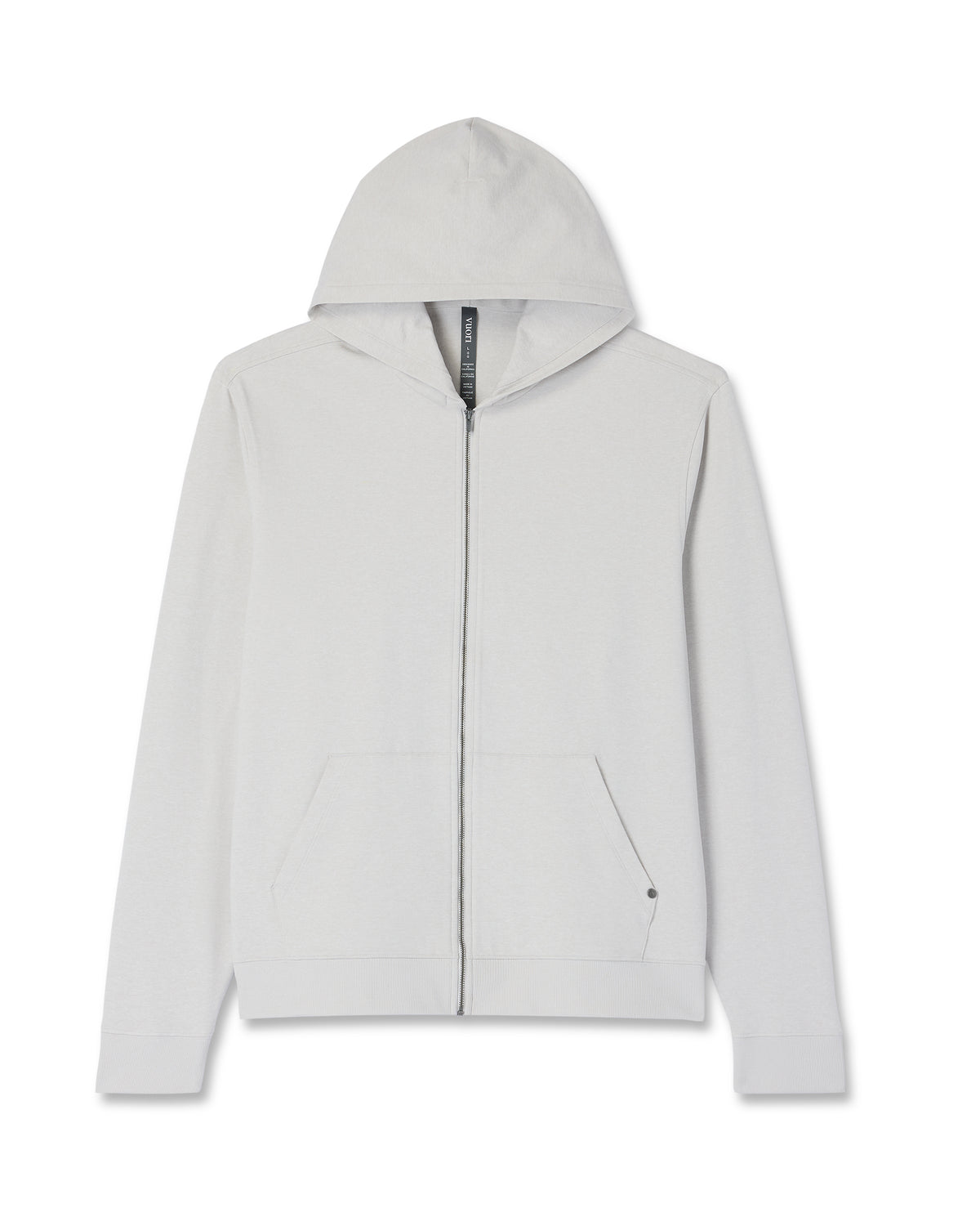 Coronado Full Zip Hoodie 2.0 Men's Salt Heather Jacket - Vuori