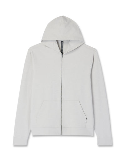 Coronado Full Zip Hoodie 2.0 Men's Salt Heather Jacket - Vuori