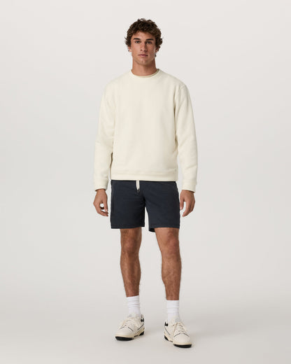 Beach Fleece Crew Men's Bone Heather Crewneck - Vuori
