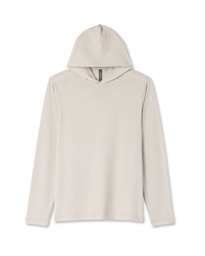 Men's Long Sleeve Everyday Fitness Hoodie Oatmeal Heather - Vuori