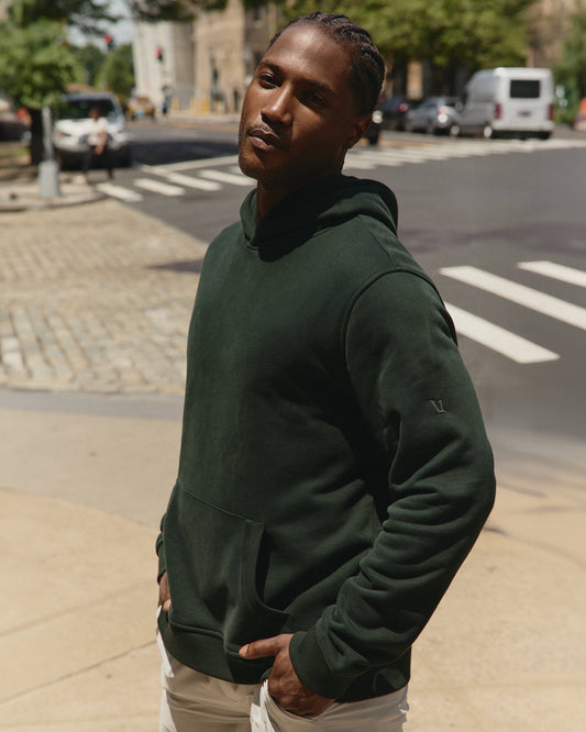 Seaside Pullover Hoodie Men's Evergreen Pullover Hoodie - Vuori