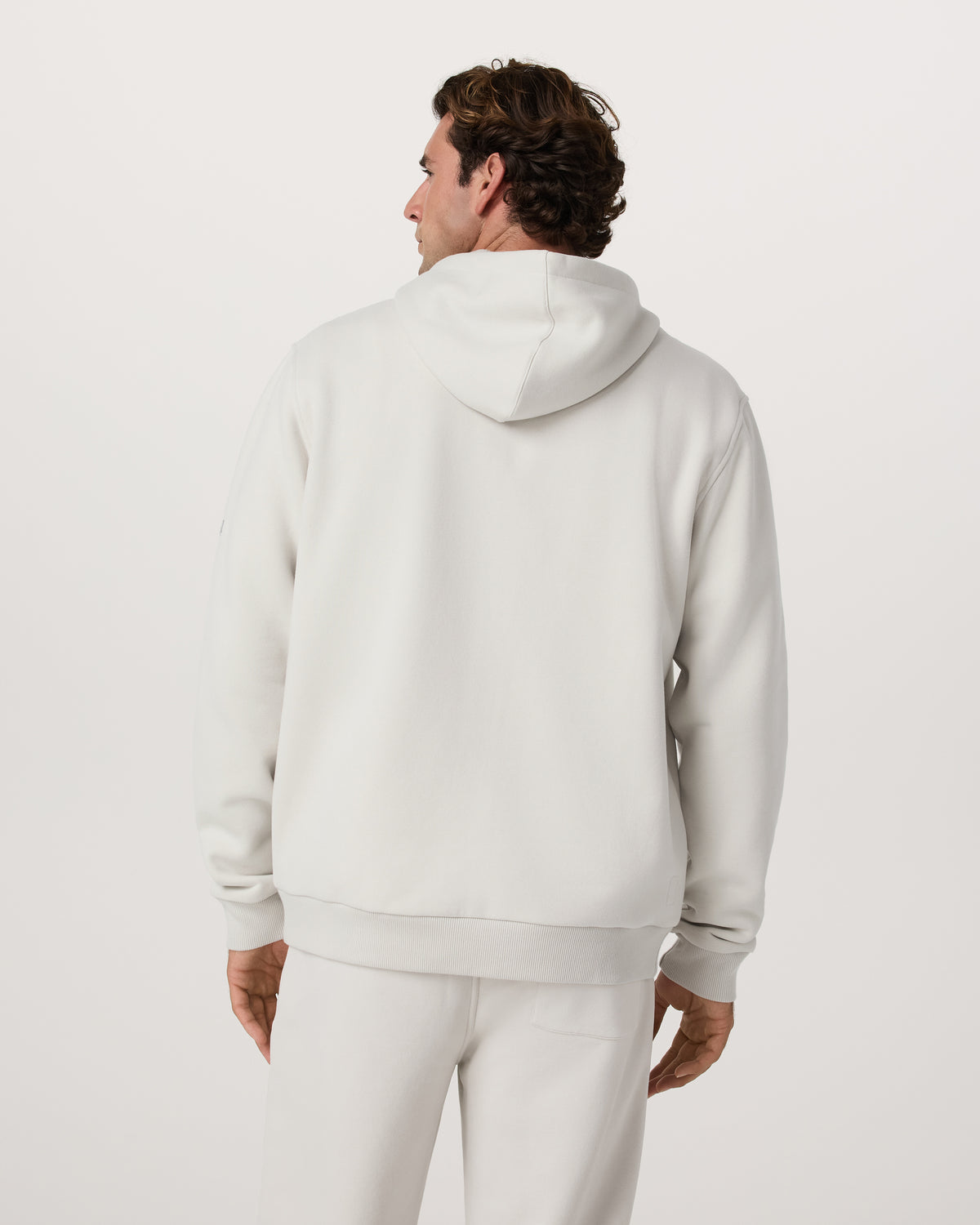 Seaside Full Zip 2.0 Men's Salt Full Zip Hoodie - Vuori