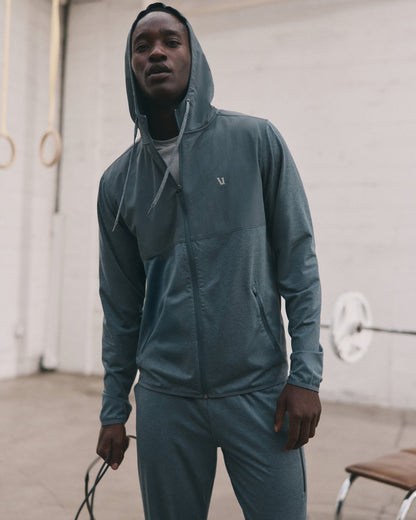 Sunday Element Jacket Men's Blue Sea Heather Jacket - Vuori