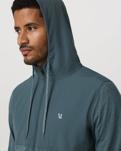 Sunday Element Jacket Men's Blue Sea Heather Jacket - Vuori