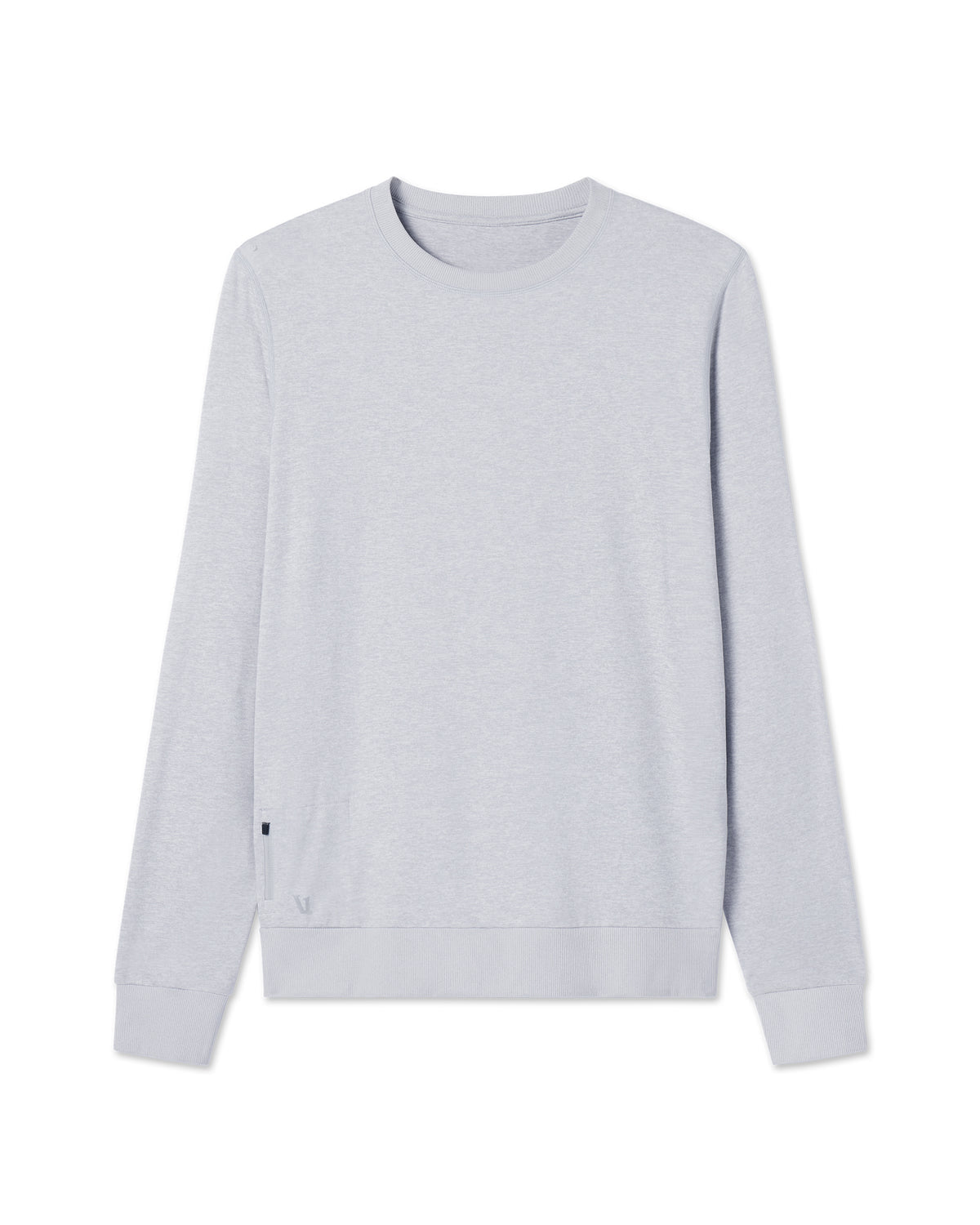 Ponto Performance Crew Men's Platinum White Pullover - Vuori