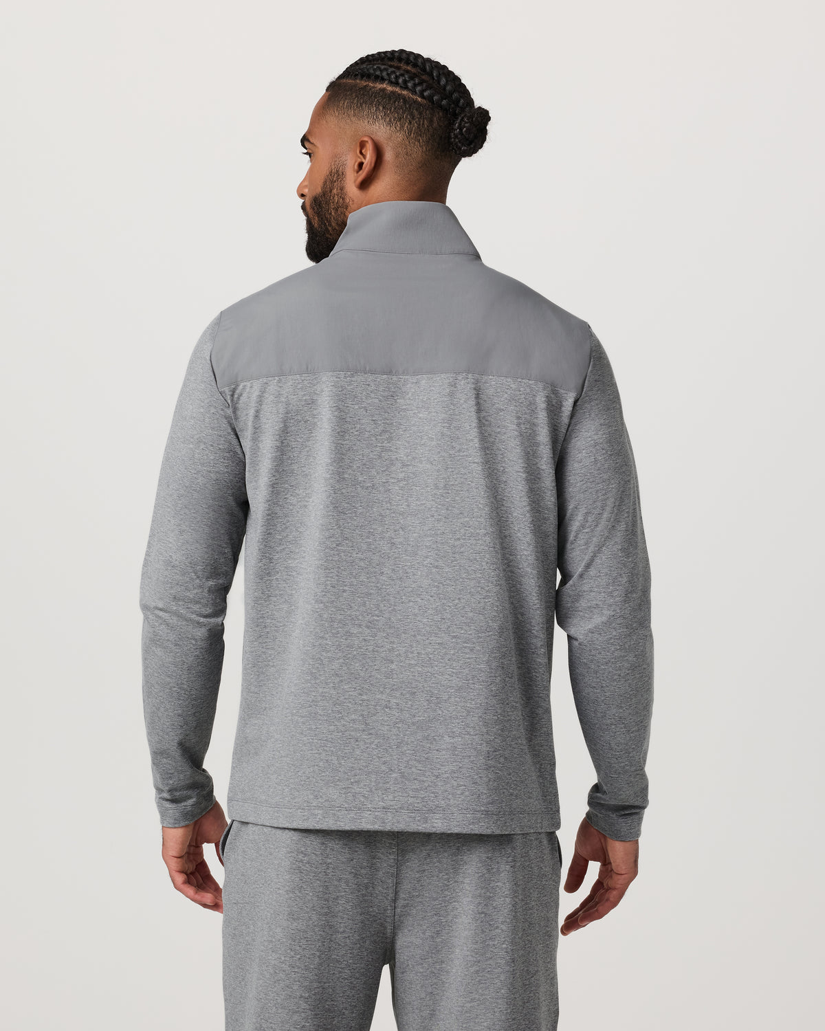 Sunday Element Track Jacket Men's Grey Heather - Vuori