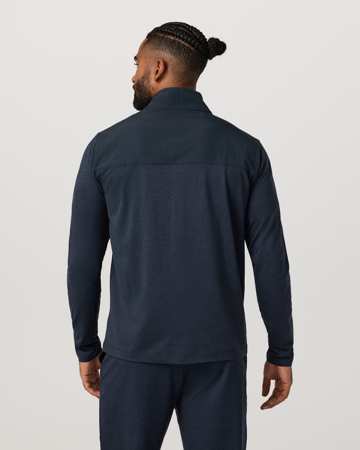 Sunday Element Track Jacket Men's Ink Heather Jacket - Vuori