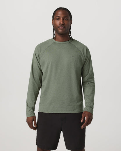 Men's Coronado Crew - Relaxed Fit Light Oregano Heather - Vuori