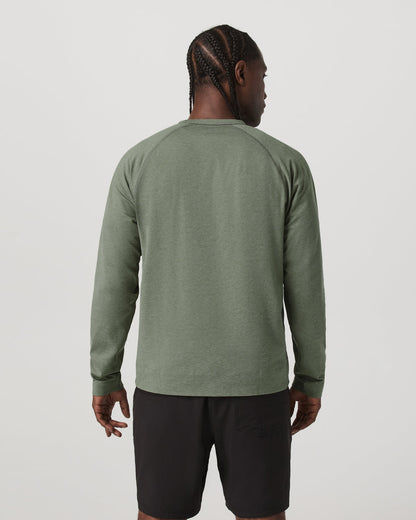 Men's Coronado Crew - Relaxed Fit Light Oregano Heather - Vuori