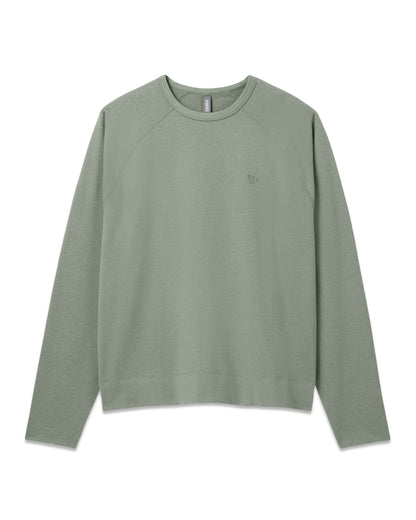 Men's Coronado Crew - Relaxed Fit Light Oregano Heather - Vuori