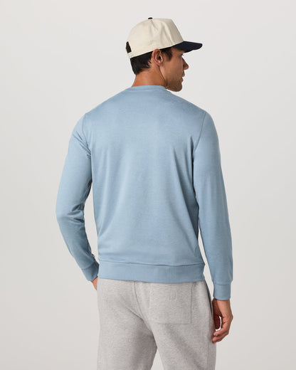 Ponto Performance Crew Men's Flint Heather Crew Neck - Vuori