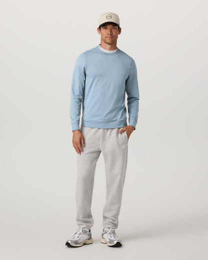 Ponto Performance Crew Men's Flint Heather Crew Neck - Vuori