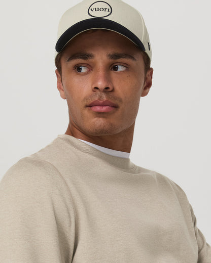 Ponto Performance Crew Men's Truffle Heather Crew Neck - Vuori
