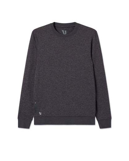Ponto Performance Crew Charcoal Grey Crew Neck - Vuori