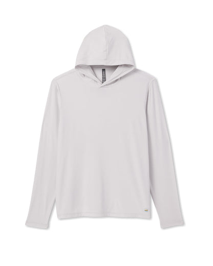 Strato Tech Hoodie Men's Frost Grey Workout Hoodie - Vuori