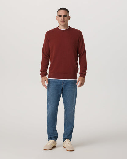 Berik Cashmere Sweater Men's Spiced Apple Sweater - Vuori