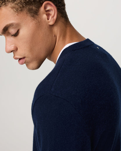 Berik Cashmere Sweater Men's Sweater in Ink - Vuori