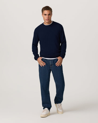 Berik Cashmere Sweater Men's Sweater in Ink - Vuori