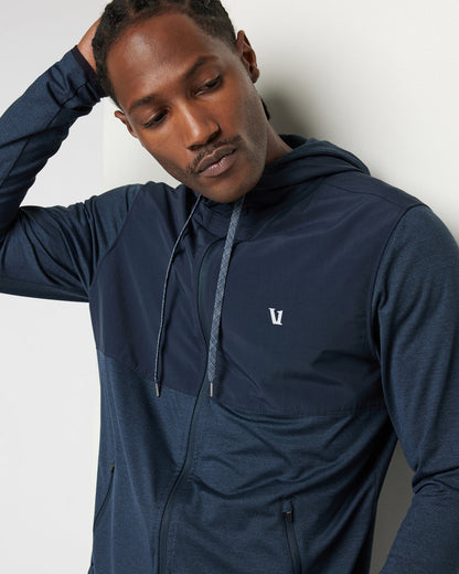 Sunday Element Jacket Men's Ink Blue Running Jacket - Vuori