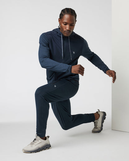 Sunday Element Jacket Men's Ink Blue Running Jacket - Vuori