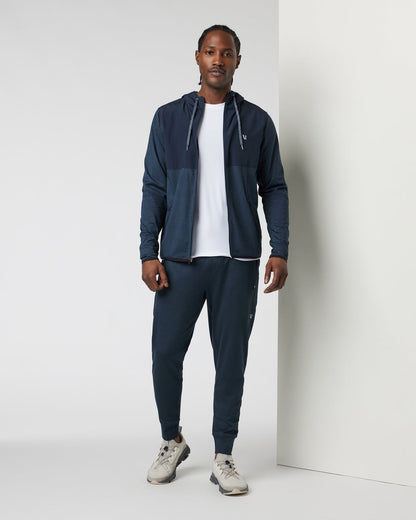 Sunday Element Jacket Men's Ink Blue Running Jacket - Vuori