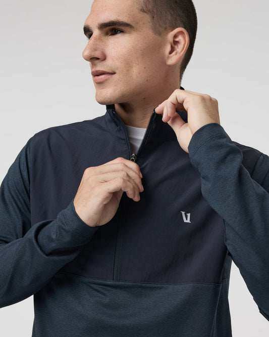 Sunday Element Half Zip Ink Heather - Vuori