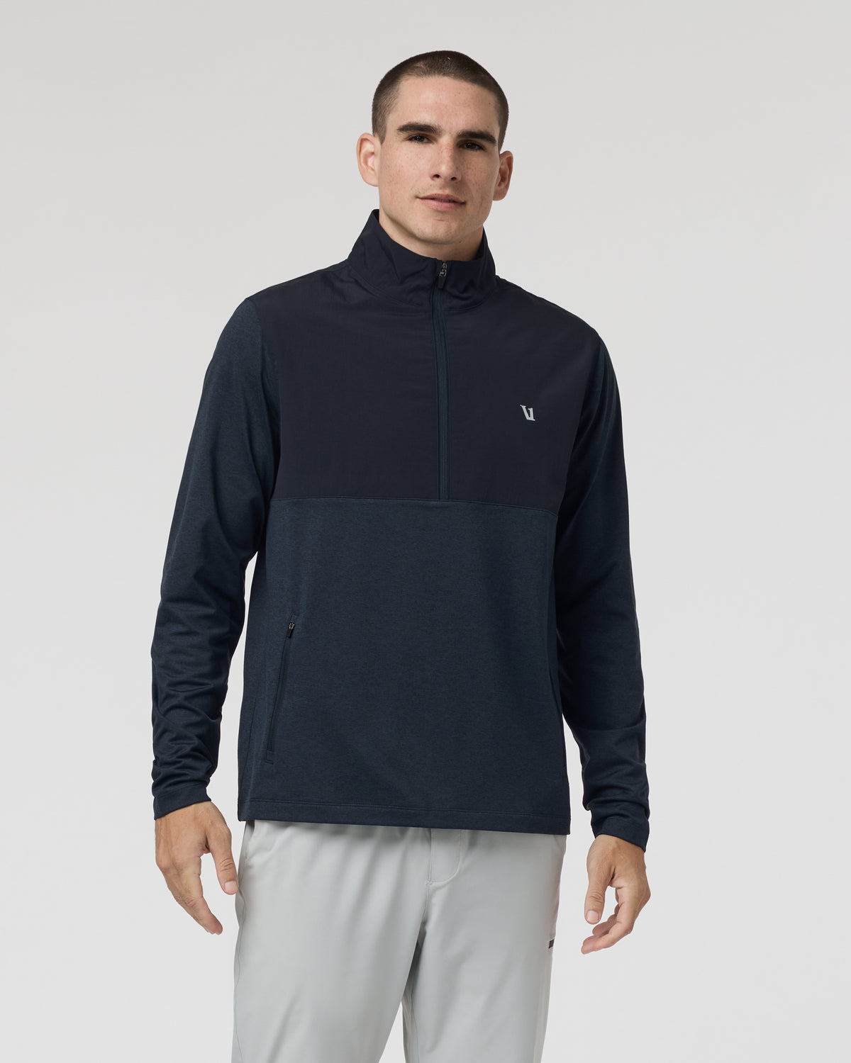 Sunday Element Half Zip Ink Heather - Vuori