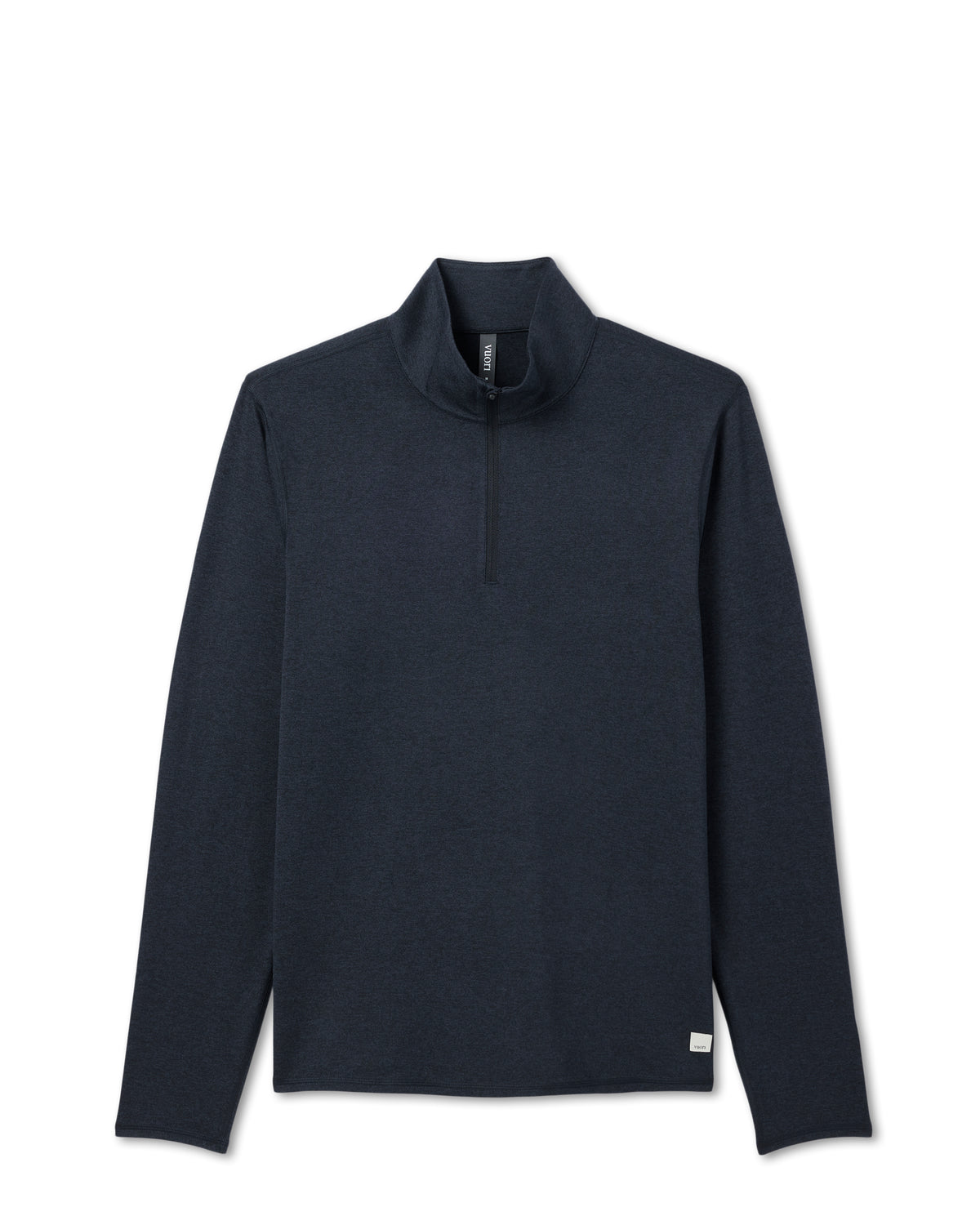 Ponto Half Zip Mock Neck Ink Heather - Vuori