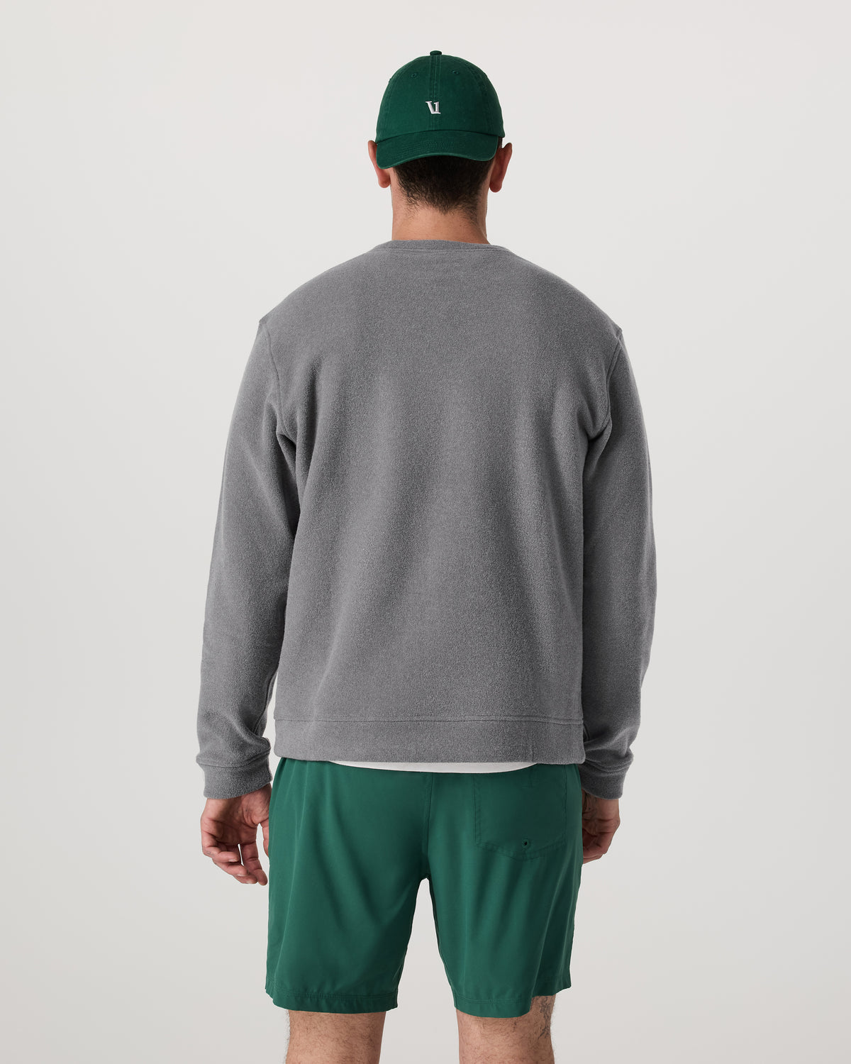 Beach Fleece Crew Men's Pinecone Heather Crewneck - Vuori