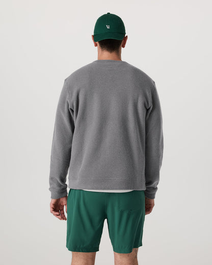 Beach Fleece Crew Men's Pinecone Heather Crewneck - Vuori