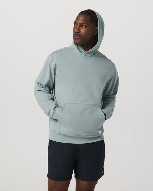 Men's Coronado Pullover Hoodie 2.0 Misty Blue Heather - Vuori