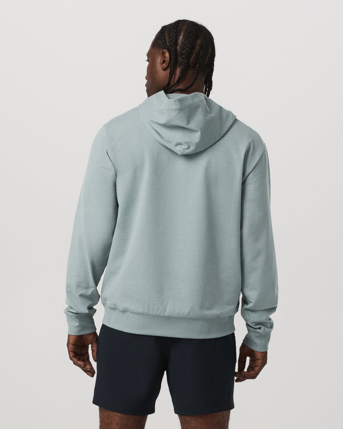 Men's Coronado Pullover Hoodie 2.0 Misty Blue Heather - Vuori