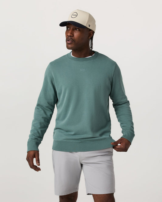 Cypress Logo Crew Men's Bluegrass Sweatshirt - Vuori