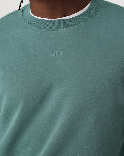 Cypress Logo Crew Men's Bluegrass Sweatshirt - Vuori