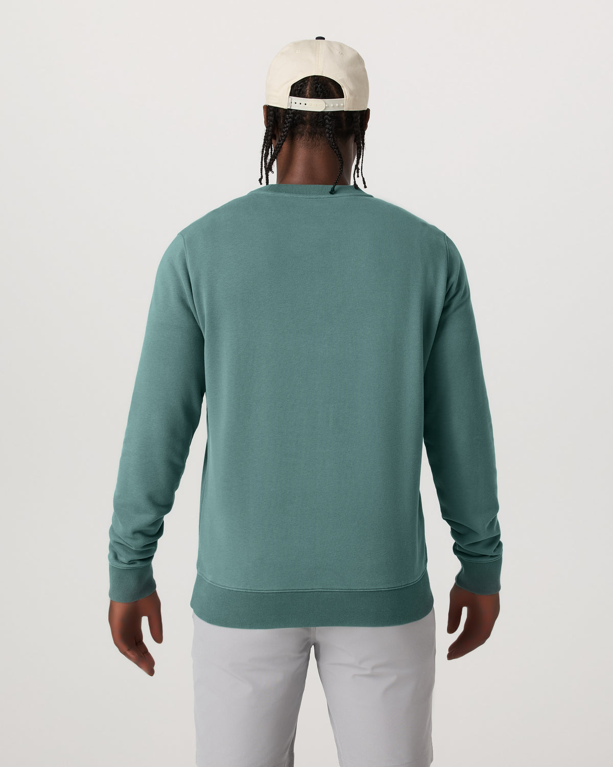Cypress Logo Crew Men's Bluegrass Sweatshirt - Vuori