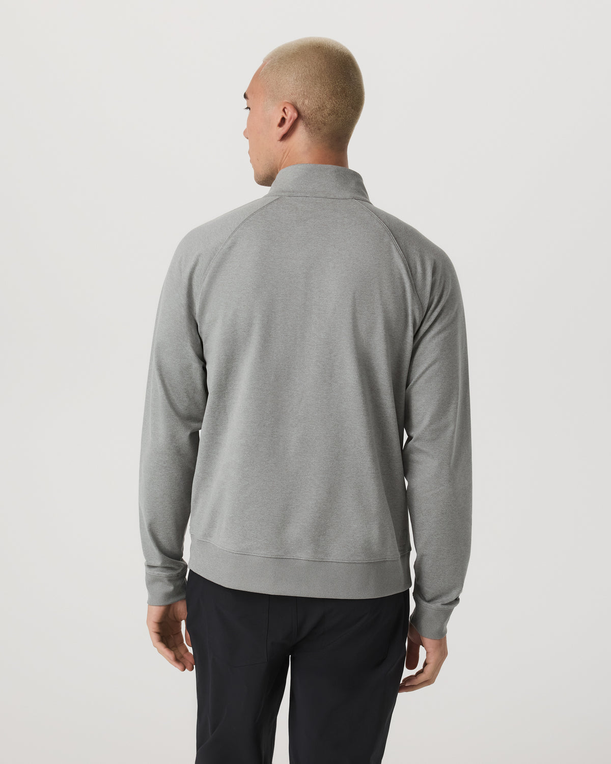 Coronado Novelty Full Zip Men's Driftwood Heather Jacket - Vuori