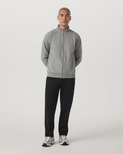 Coronado Novelty Full Zip Men's Driftwood Heather Jacket - Vuori