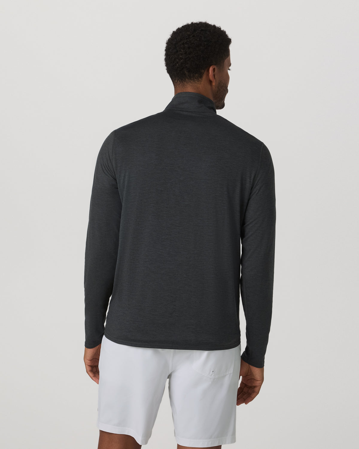 Ease Performance Half Zip 2.0 Charcoal Heather - Vuori