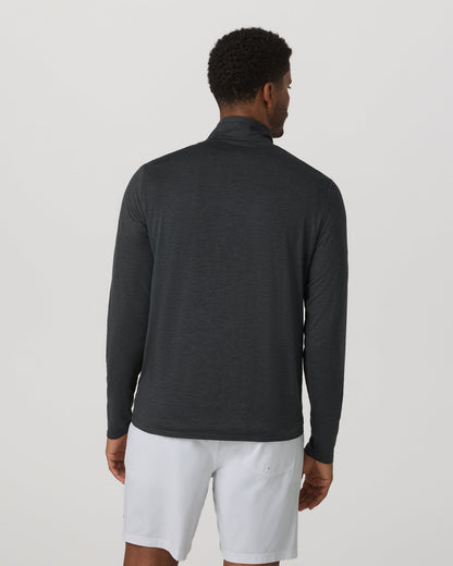 Ease Performance Half Zip 2.0 Charcoal Heather - Vuori