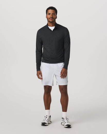 Ease Performance Half Zip 2.0 Charcoal Heather - Vuori