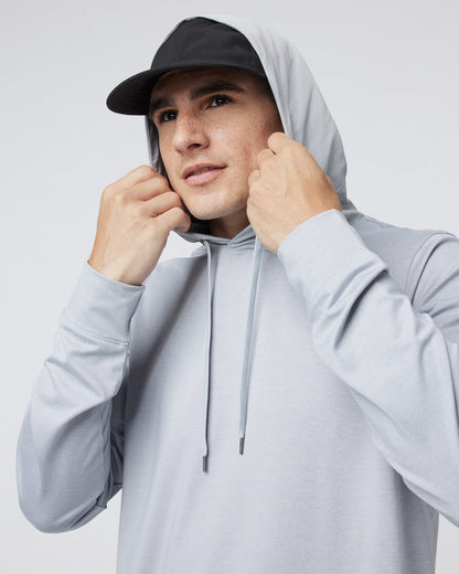Sunday Element Hoodie Men's Platinum White Hoodie - Vuori