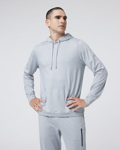 Sunday Element Hoodie Men's Platinum White Hoodie - Vuori