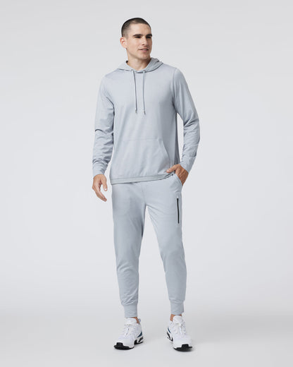 Sunday Element Hoodie Men's Platinum White Hoodie - Vuori