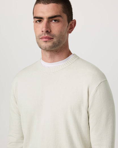 Fluent Sweater Men's Winter Grey Cashmere Sweater - Vuori