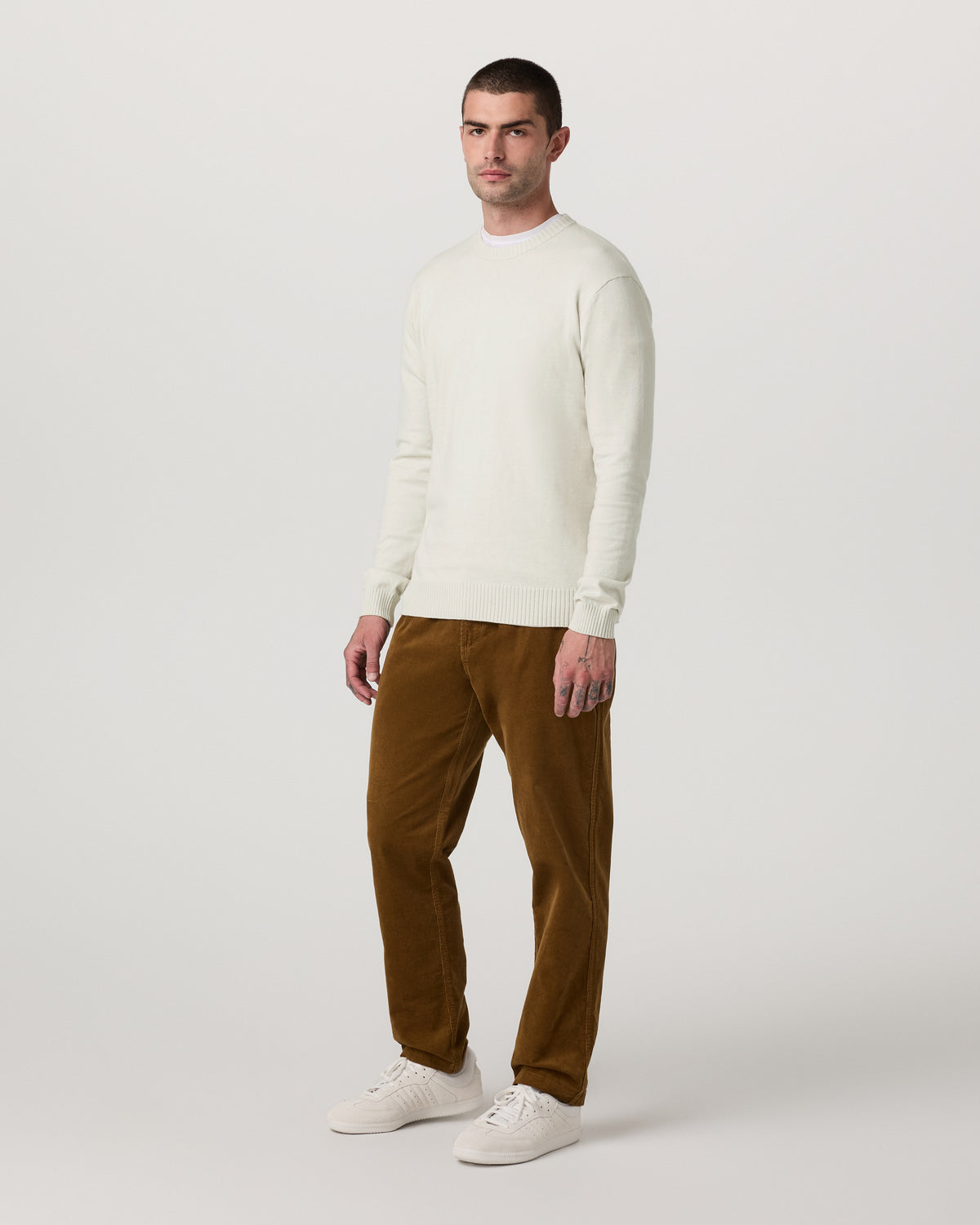 Fluent Sweater Men's Winter Grey Cashmere Sweater - Vuori