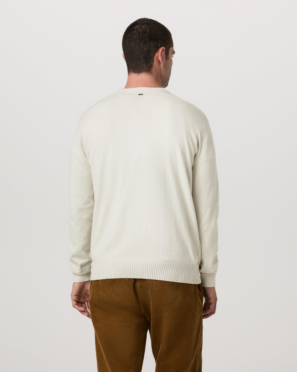 Fluent Sweater Men's Winter Grey Cashmere Sweater - Vuori