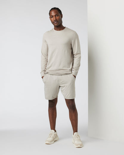 Ponto Performance Crew Dark Salt Heather Pullover - Vuori