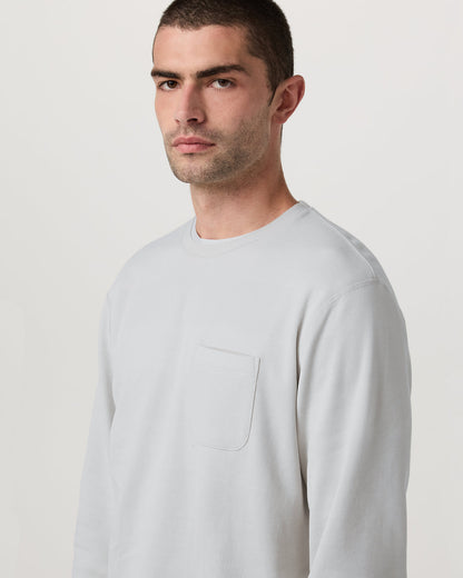 Jeffreys Crew 2.0 Men's Winter Grey Heather Pullover - Vuori